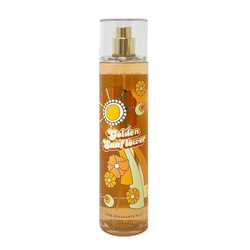 Bath & Body Works Fine Fragrance Body Spray Mist 8 fl oz / 236 mL (Golden Sunflower)