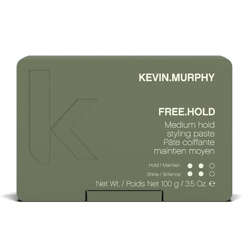 KEVIN.MURPHY FREE.HOLD - Hair Styling Paste - For All Hair Types - Medium Hold - Hair Breakage Prevention - Hair Styling Product - Paraben Free Hair Care - 100 g / 3.5 oz