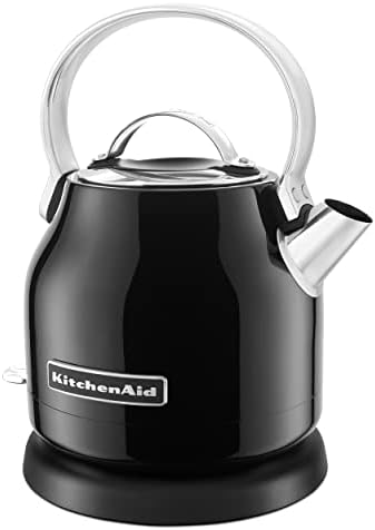 KitchenAid KEK1222OB 1.25-Liter Electric Kettle - Onyx Black,Small