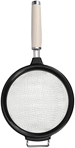 KitchenAid Sieve, Mesh Strainer, Medium 17.5 cm, Almond Cream