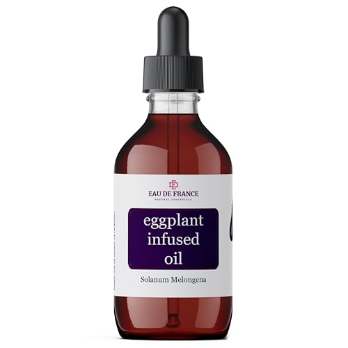 Eggplant Oil for Skin Disorders Helps to Condition Regenerate Discolored Thickened Scaly Skin (1 oz)
