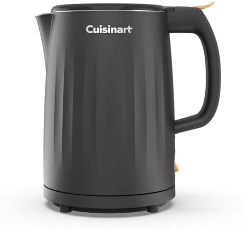 Cuisinart Soho 1 Liter Double Wall Electric Kettle, Black