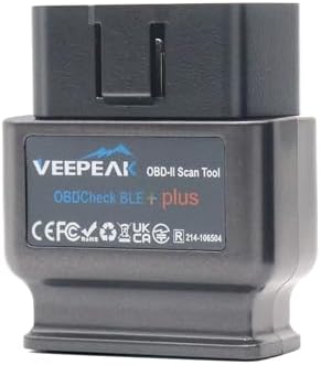 Veepeak OBDCheck BLE+ Bluetooth 4.0 OBD II Scanner Wireless Car Diagnostic Scan Tool Check Engine Code Reader for iOS & Android