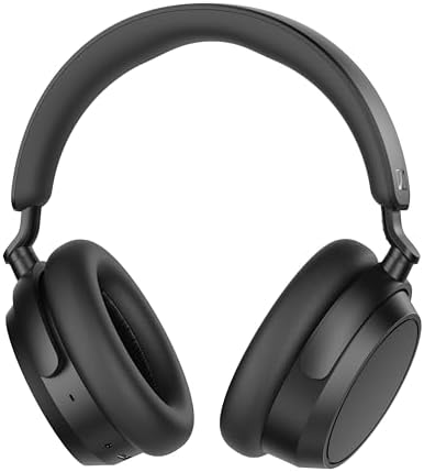 Sennheiser ACCENTUM Plus Wireless Bluetooth Headphones - Quick-Charge Feature, 50-Hr Battery Playtime, Adaptive Hybrid ANC, Sound Personalization, Touch Controls, Black