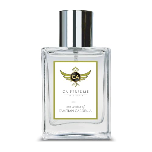 CA Perfume Impression of Emra Tahitian Gardenia For Women & Men Fragrance Concentrated Long Lasting Eau de Parfum Spray Refillable Glass Atomizer Bottle 1.7 Fl Oz/50ml-X1