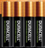 DURACELL Rechargeable Battery Set: BATTERY_CHARGER with 4 AA 2500mAh, 4 AAA 900mAH Pre-Charged NiMH Batteries