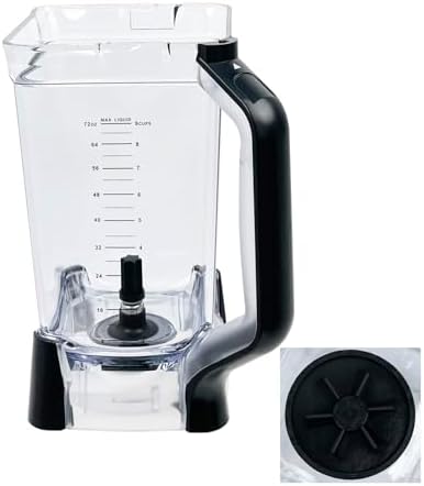 Blender Parts for Ninja 72 oz (9 Cups) XL Crushing Pitcher BL610 BL710WM BL710WMC CO610B CO650B CT610