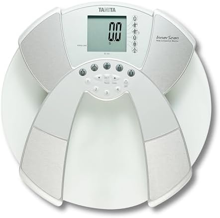 Tanita BC-533 Digital Bathroom Scale - Japan Technology Clear Glass Smart Innerscan Body Composition Monitor, Measures Weight, Body Fat, Muscle Mass, BMI, Bone Mass, Visceral Fat - FSA/HSA Eligible