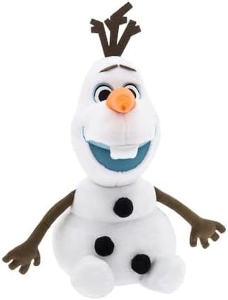Disney Store Official Olaf Medium Soft Toy for Kids, Cuddly Character with Fuzzy Texture and Embroidered Details, Satin Tooth, Disney Plushy Suitable for All Ages.