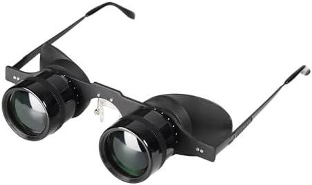 Hands-Free Binocular Glasses for Enhanced Viewing - HD Clarity, Lightweight & Portable, Adjustable Focus, Perfect for Bird Watching, Sports, Concerts
