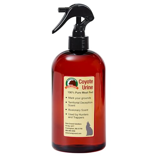 Just Scentsational RS-16 Coyote Urine for Gardens, Hunters, and Trappers, 16 oz with Trigger Sprayer