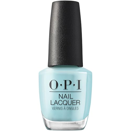 OPI Nail Lacquer Nail Polish | Opaque Light Blue Crème Chip Resistant Nail Polish | Vegan, Fast Drying, Streak Free