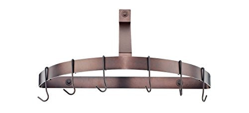 Cuisinart Chef's Classic Half-Circle Wall-Mount Pot Rack, Oil-Rubbed Bronze