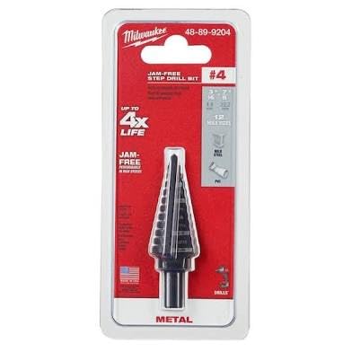 Milwaukee Electric Tool GIDDS2-2475506 Step Drill Bit, 3/16" to 7/8"