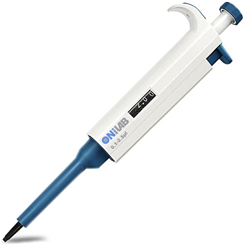 ONiLAB Single Channel Pipettors Adjustable Volume Micro Pipettes, 0.1-2.5μl (7010101001)