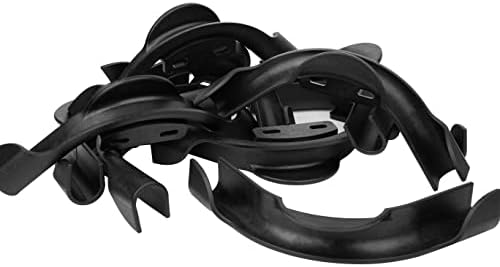 (Pack of 5) EFIELD 3/4-inch Plastic Polymer PEX Pipe 90-Degree Bend Support with Mounting Plate (3/4 inch)