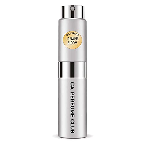 CA Perfume Impression of Emra Jasmine Bloom For Women & Men Fragrance Concentrated Long Lasting Eau de Parfum Spray Refillable Glass Atomizer Bottle 0.27 Fl Oz/8ml-X1