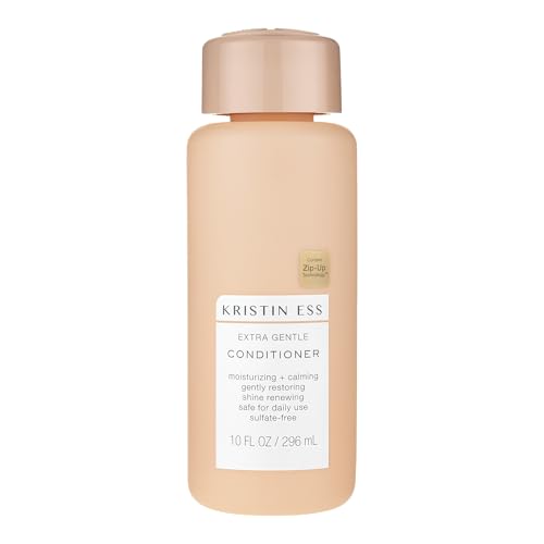 Kristin Ess Hair Extra Gentle Conditioner - Sensitive Skin + Scalp, Cleanses, Nourishing + Calming, Hydrating Conditioner, Vegan, Sulfate Free, Color Safe + Keratin Safe