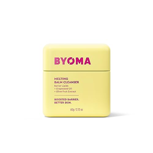 BYOMA Melting Balm Facial Cleanser - Buttery Soft Cleansing Balm for Skin Barrier Repair - Tri-Ceramide Face Wash for Sensitive Skin & All Skin Types - Deeply Hydrated Skin, No Oily Residue - 2.12 oz