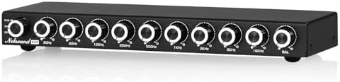 Nobsound HiFi 9-Band Stereo EQ Preamp Analog Equalizer Audio Processor for Home/Car (EQ9)