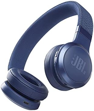 JBL Live 460NC - Wireless On-Ear Noise Cancelling Headphones with Long Battery Life and Voice Assistant Control - Blue (Renewed)