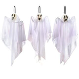 JOYIN 3 Pack Halloween Party Decoration 27.5" Hanging Ghosts, Cute Flying Ghost for Front Yard Patio Lawn Garden Party Décor and Holiday Decorations