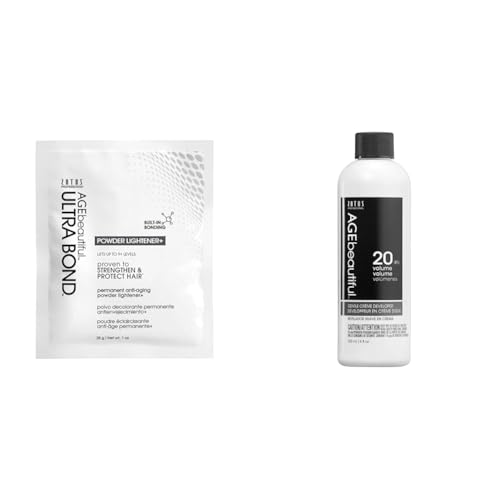 AGE beautiful Permanent Powder Hair Lightener with Ultra Bond Building | Strengthens, Protects & Nourishes | Lifts up to 9+ Levels | For Lightening & Highlights