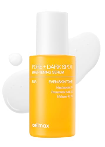 celimax Pore+Dark Spot Brightening Serum 30ml | Gel-like Serum for Enlarged Pores with Niacinamide, Tranexamic Acid, Pore Minimizer, Non-Irritating, Hydrating, For Sensitive Skin, hyperpigmentation