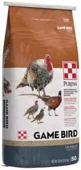 Purina | Game Bird Maintenance Crumble Feed | 50 Pound (50 LB) Bag