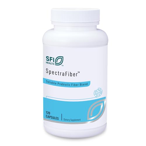 Klaire Labs Spectrafiber - Hypoallergenic 9 Soluble Fiber Blend with Apple Pectin & Glucomannan, No Psyllium & Gluten-Free (120 Capsules)