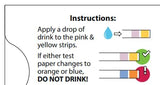 Think Twice Ketamine & GHB Test Strips - 10 Count - Prevent Drink Spiking