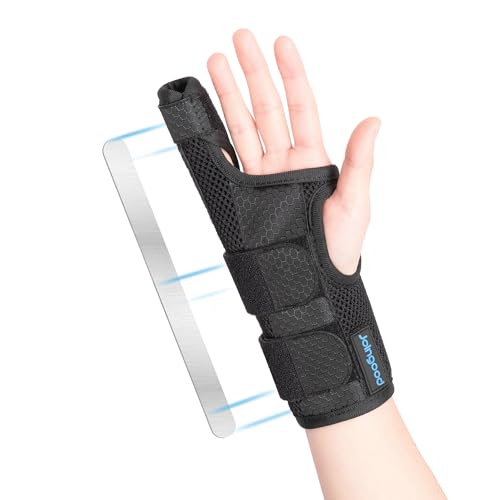 Pinky Finger Splint, Finger Splint for Pinky, Broken Pinky Finger Brace, Little Finger Splint,Metacarpal Finger Splint Hand Brace for Trigger Finger Arthritis,Finger Splint Pinky Right Hand,L