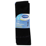 Dr. Scholl's Mens Athletic & Work Compression Over The Calf - 1 3 Pair Packs Moisture Management Sock, Black, 13-15 US