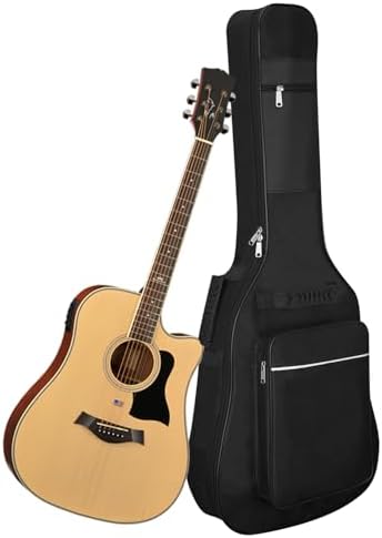 3/4 Size 36 Inch Acoustic Guitar Case Soft, Acoustic Guitar Bag 0.35 Inch Thicken Sponge Padded, Waterproof Gig Bag with Back Hanger Loop-For 36" Acoustic Classic Guitar