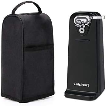 Can Opener Cover, Dust Cover for Cuisinart and Hamilton Beach Electric Can Opener, Dust and Fingerprint Protection, Machine Washable, Black (Cover Only)(Patent Design)