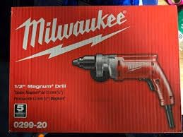 Milwaukee 0299-20 Magnum 8 Amp 1/2-Inch Drill