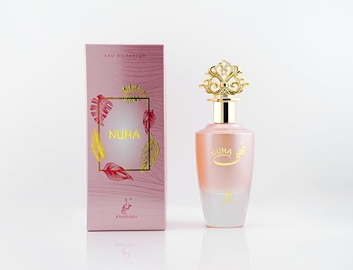 Khadlaj Nuha Eau de Perfume Spray for Women, 2.87 Ounce