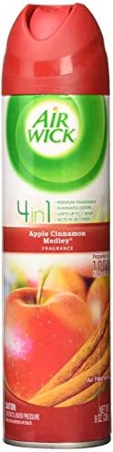 Air Wick Aerosol Spray Air Freshener, Apple Cinnamon Medley, 8 Ounce (Pack of 12)