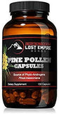 Pine Pollen Capsules - Non-Irradiated! - Nootropic Herb Packed with Amino Acids and Vitamin C - Great for Hair/Skin Care - Vegan, Paleo, and Keto Friendly, Gluten Free (150 Ct)