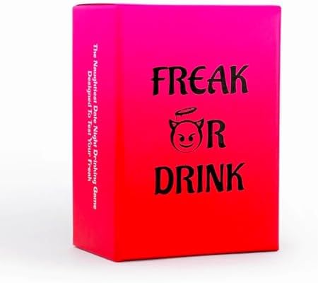 The Freakiest Couple Drinking Game Perfect For Date Nights, Birthdays & Anniversaries - Let's Get Drunk, Wild & Freaky! | Valentines Gifts For Him/Her | Couple Gifts | Couple Games
