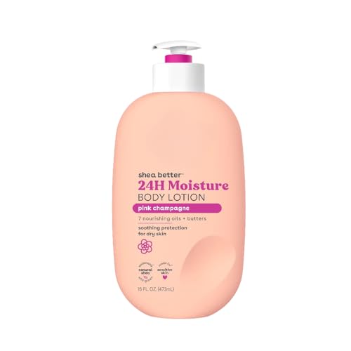 New ʙᴇᴛᴛᴇʀ ʙᴏᴅʏ ʟᴏᴛɪᴏɴ- ᴘɪɴᴋ ᴄʜᴀᴍᴘᴀɢɴᴇ, 24-ʜᴏᴜʀ ᴍᴏɪꜱᴛᴜʀᴇ ꜱᴋɪɴ ᴄᴀʀᴇ, ʟɪɢʜᴛᴡᴇɪɢʜᴛ & ɴᴏɴ-ɢʀᴇᴀꜱʏ, ᴍᴀᴅᴇ ᴡɪᴛʜ ɴᴀᴛᴜʀᴀʟ ꜱʜᴇᴀ, ᴠᴇɢᴀɴ, 16 ꜰʟ ᴏᴢ