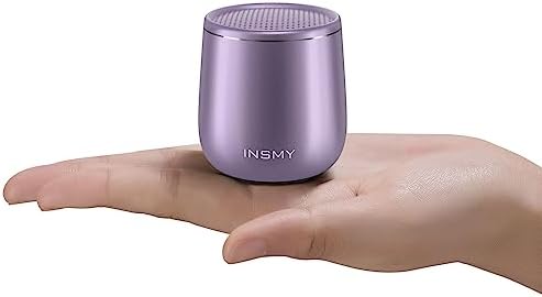 INSMY C17-MAX, Waterproof Small Bluetooth Speaker, Rich Audio, Pairing, Portable, Handheld, Purple