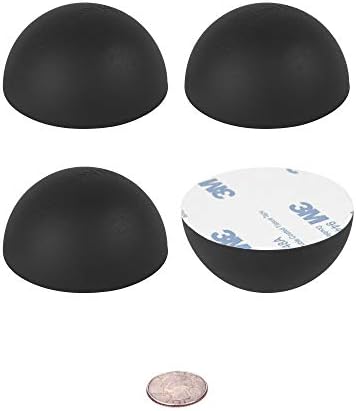 2.5" Platinum Silicone Speaker Isolation Pads - 4-Pack Non-Skid Speaker Pads with Adhesive, Speaker Isolation Feet for Record Player Isolation - Turntable Feet and Subwoofer Isolation Pad - 20 Duro
