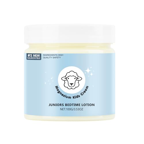 Magnesium Lotion for Kids - Magnesium Lotion for Sleep - Soothing Relief & Relaxation - Topical Magnesium Cream Helps Kids Stay Calm at Bedtime and During The Night - Without Melatonin（3.53 oz）