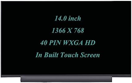 Replacement Laptop IPS HD 40 pin LCD Touch Screen Digitizer Display Panel L61949-001 NT140WHM-T02 NT140WHM-T00 B140XTK02.0 for HP 14-DQ0011DX 14-dq2013DX 14-DQ0011DX