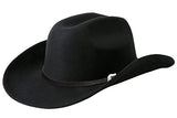 Western Cowboy Hat for Men Women Classic Roll Up Fedora Hat with Buckle Belt(Size:Medium)