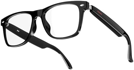 Smart Glasses，Bluetooth Audio Glasses for Women and Man, Built-in Open-ear Dual Stereo Mic & Speakers,Sunglasses with Blue Light Filter & UV Pretection Polarized Lenses（E13-C）