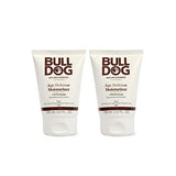 BULLDOG Mens Skincare and Grooming Age Defense Moisturizer, 3.3 Fluid Ounce - Pack of 2