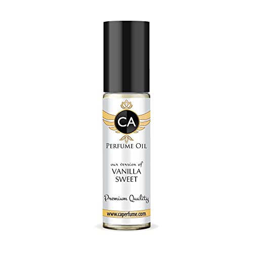 CA Perfume Impression of Emra Vanilla Sweet For Women & Men Replica Fragrance Body Oil Dupes Alcohol-Free Essential Aromatherapy Sample Travel Size Concentrated Long Lasting Roll-On 0.3 Fl Oz/10ml