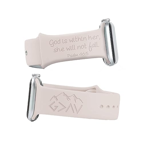 Personalised Engraved Sports Bands For 8 7 6 5 4 3 2 1 Se - Sports Bands With Mental Strength - For Women And Men (38/40mm-140mm-190mm-M/L, Rock white)